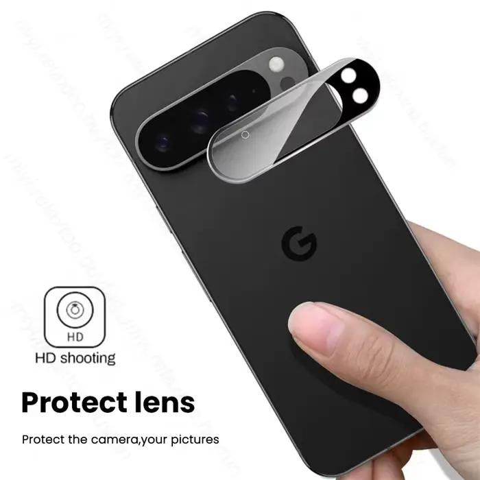 Protègeurs d'objectif incurvés 3D en verre trempé pour Google Pixel 9 9 Pro 10 10 Pro et modèles XL 9a, idéal pour les photographes amateurs et professionnels, cadeau parfait pour les occasions spéciales