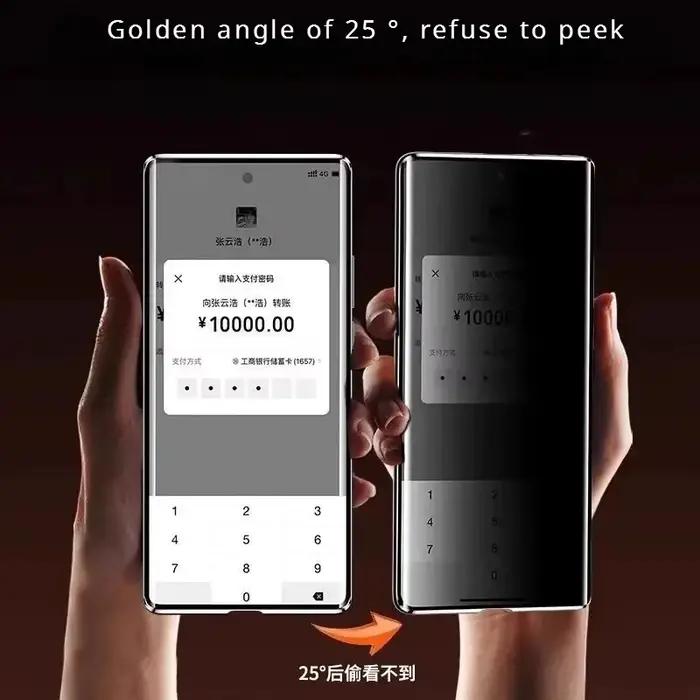 Coque de téléphone en métal Double face en verre