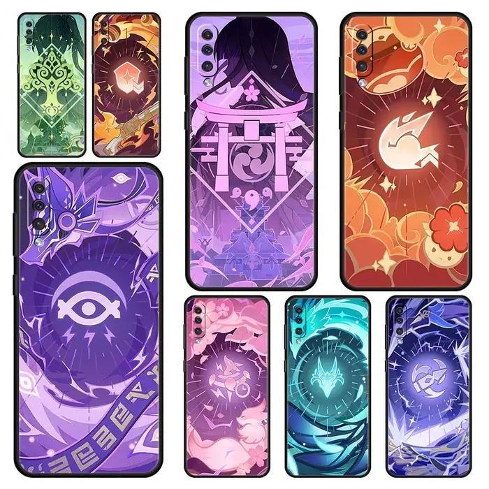 Genshin Impact coque de téléphone pour Samsung A56 A36 A26 A24 A12 A14 A16 A50 A70 A20E A22 A30 A40 A34 A54 A42 A52 5G A04s A06