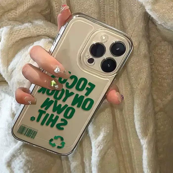 Coque de téléphone souple transparente personnalisée en anglais pour Samsung Galaxy A15 A16 A05 A21S A54 A55 A56 A35 M23 M33 M54 M55
