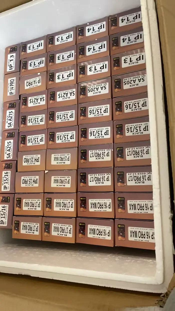 50 pièces de protection d'écran pour téléphone portable
