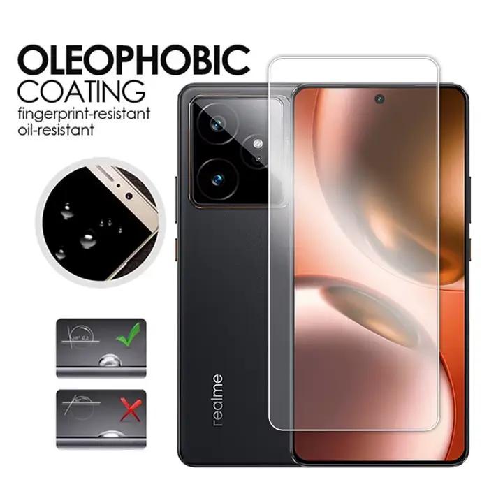 Pour Realme GT 7 verre pleine colle protecteur d'écran clair pour Realme GT 7T GT7 verre trempé pour Realme GT 7 Film d'objectif Global