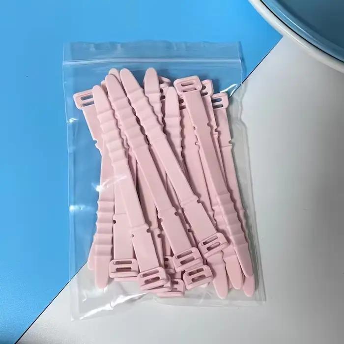 5 attaches-câbles en silicone : Gardez les câbles bien organisés et sans nœuds !