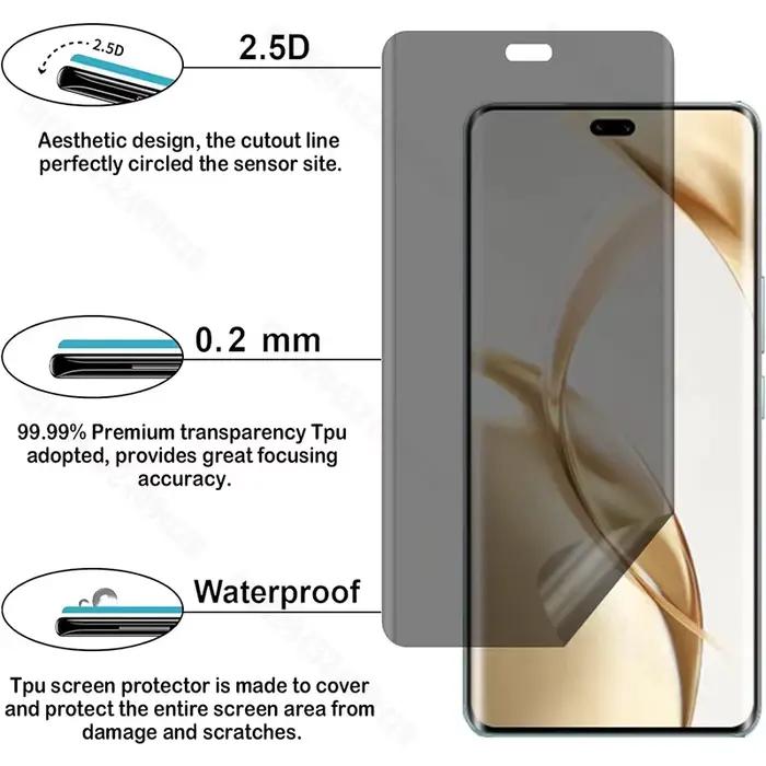 Film Hydrogel Anti-espion Protection d'Appareil Photo Redmi Note 15 Pro Plus Anti-Rayures Éblouissement Empr Digitales Occasions Spéciales