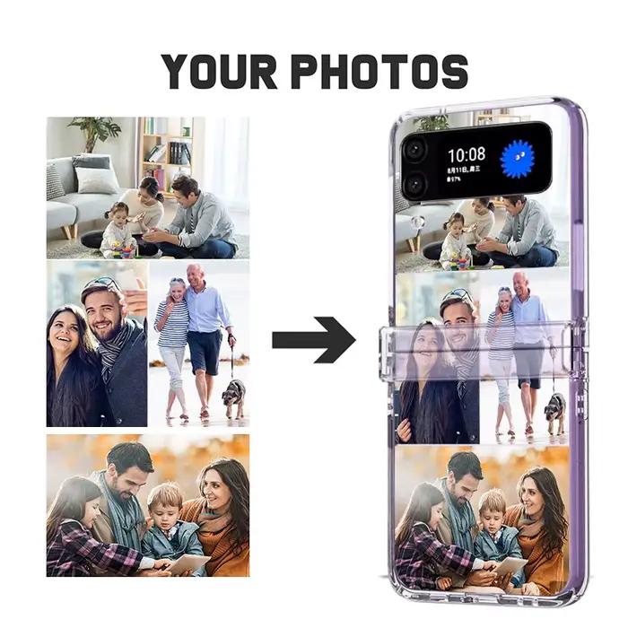 Coque de téléphone pliable avec Photo personnalisée