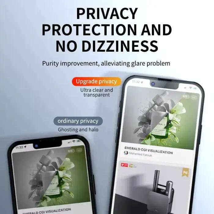 Protections d'écran anti-espion pour iPhone 17 16 12 13 14 15 Pro Max 14 Plus 15 Plus 16 Pro Max verre trempé confidentialité抗压变形处理后,翻译应保持原意并尽量符合中文表达习惯。以下是上述HTML内容的中文翻译版本: --- 发现您的iPhone隐形安全保障 揭示您宝贵移动设备的绝对安心感。我们的5片装防窥屏保护膜能让您在处理个人数据时毫无顾虑。想象一下,一个清晰无干扰的屏幕,每一个细节都一目了然。这种隐形保护确保您的信息保密性,同时保持流畅无缝的用户体验。 为什么你会