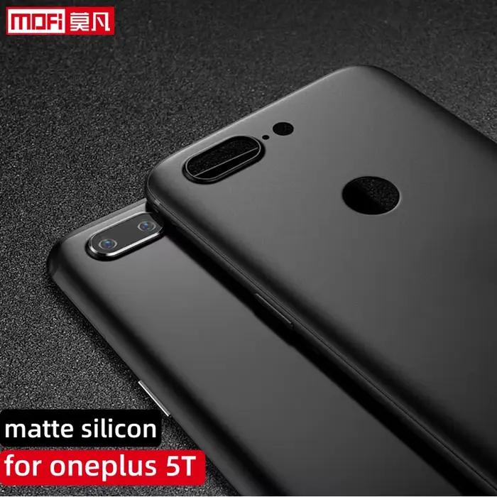 Étui Mofi pour OnePlus 5T en TPU Souple Antiempreintes Digitales Léger Élégant Couverture Complète Occasions Spéciales Protection Smartphone