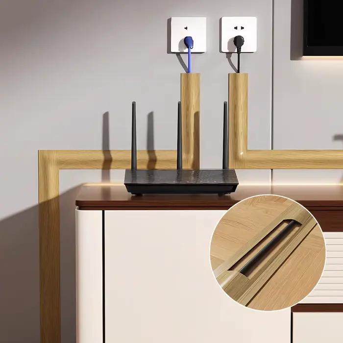 1 pièce, 3 mètres, gaine de câble souple de haute qualité, durable et flexible, en PVC, pour gestion de câbles au sol, usage intérieur