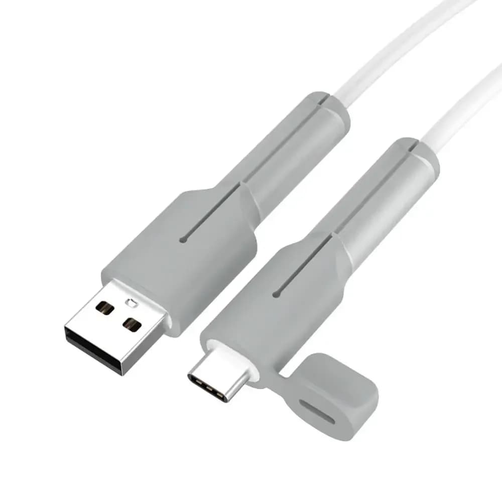 Protecteur universel de câble de chargeur en silicone, capuchon de protection de câble de chargeur d