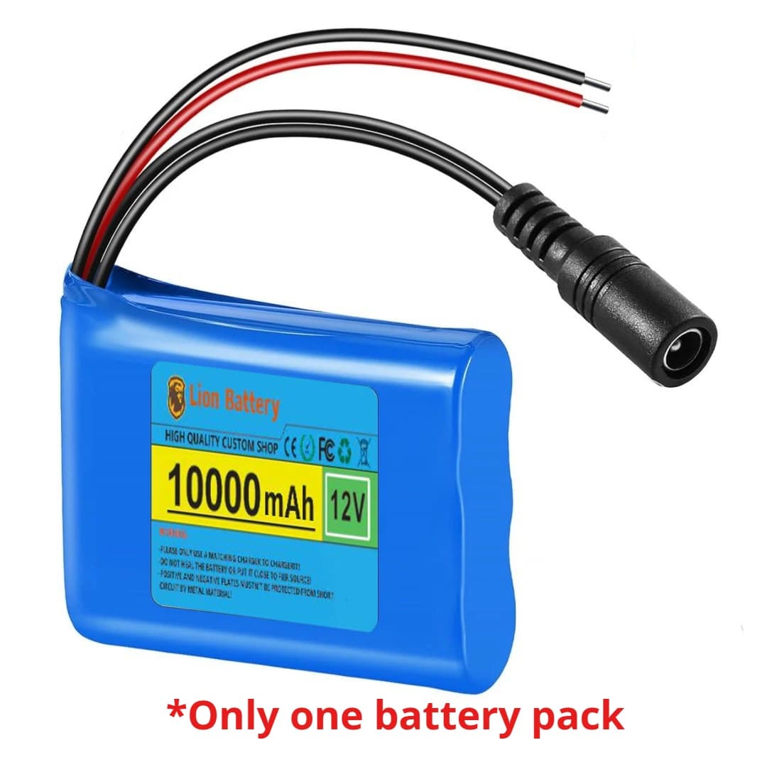 Batterie de remplacement Li-ion rechargeable 12 V 3000 mAh à charge haute vitesse avec chargeur - Id