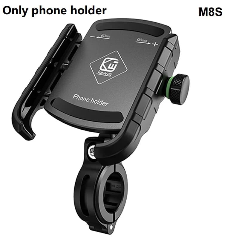 Support de téléphone pour moto, chargeur sans fil 15W PD/USB-C 20W, charge rapide avec boule de 1 ",