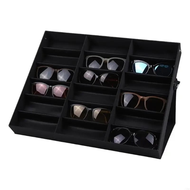 Boîte collecte lunettes soleil, vitrine lunettes soleil, présentoir lunettes, organisateurs lunettes