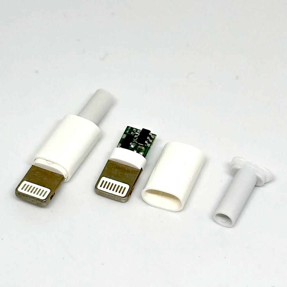 1 pièce Connecteur Lightning USB 3.0mm avec carte de puce, connecteur mâle à souder, interface OTG,