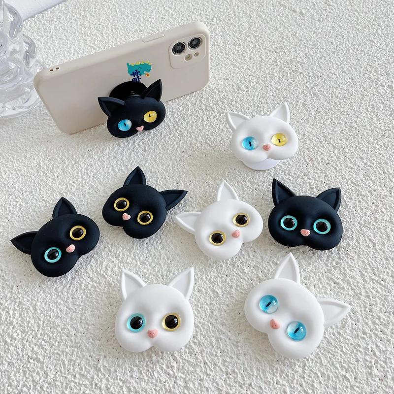 Cadre d'extension 3D pour téléphone portable, 1 pièce, chat, support universel